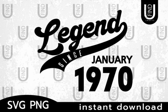 Vintage 1970, Legend Since January 1970